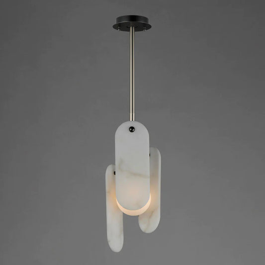 Studio M Alabaster Megalith Single Pendant - thebelacan