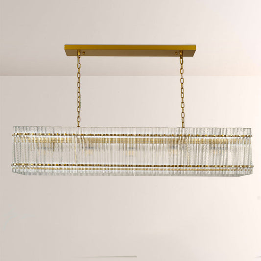San Marco Rectangular Chandelier 54" - thebelacan