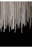 Alisa Luxury Round Chain Tassel Chandelier - thebelacan