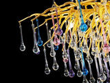 Ran Colorful Crystal Dining Branch Chandelier - thebelacan