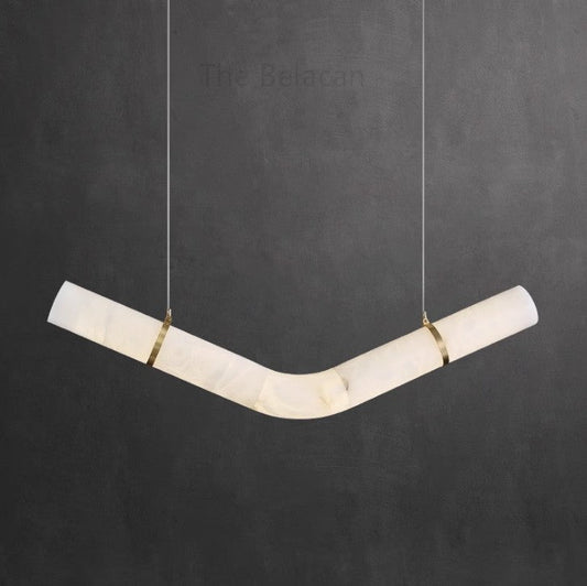 Alabaster Moond Chandelier - thebelacan