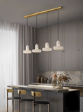 Alabaster Roshy Chandelier - thebelacan