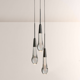 Raindrop Glass Solitaire Pendant - thebelacan