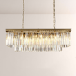 1920s Odem Rectangular Chandelier 40" - thebelacan