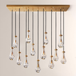 Raindrops Rectangular Chandelier 54" - thebelacan