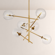Modern Apolo Glass Ball Chandelier - thebelacan