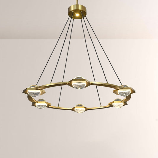 Planet Round Chandelier 48" - thebelacan