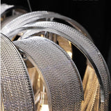 Alisa Luxury Aluminum Chain Tassel Chandelier - thebelacan