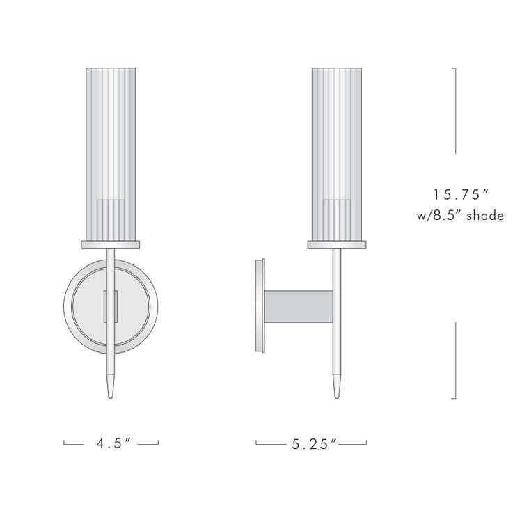 Alouette Wall Sconce - thebelacan