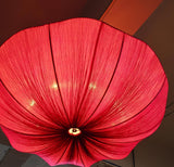 Silk Over Metal Living Room Chandelier - thebelacan