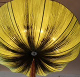 Silk Over Metal Living Room Chandelier - thebelacan