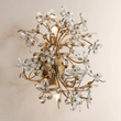 Crystal Flowers Fiore Wall Sconce - thebelacan