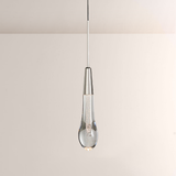 Raindrop Glass Solitaire Pendant - thebelacan