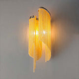 Fiona Aluminum Chain Tassel Wall Sconce - thebelacan