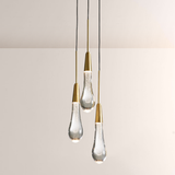 Raindrop Glass Solitaire Pendant - thebelacan
