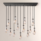 Raindrops Rectangular Chandelier 54" - thebelacan