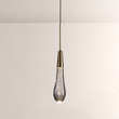 Raindrop Glass Solitaire Pendant - thebelacan