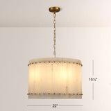 San Marco Alabaster Round Chandelier