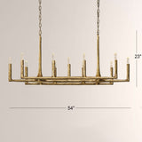 Thadeus Linear Chandelier 54” - thebelacan
