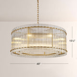 San Marco Round Chandelier 48" - thebelacan