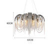 Alisa Luxury Aluminum Chain Tassel Chandelier - thebelacan
