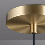Glass Tube Brass Pendant Lights 1 Light/7 Lights - thebelacan