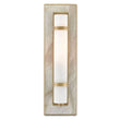 Alabaster Bruneau Brass Wall Sconce - thebelacan