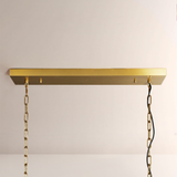 1920s Odem Rectangular Chandelier 49" - thebelacan