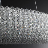 Halo Crystal Round LED Chandelier 59" - thebelacan