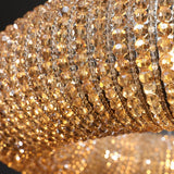 Halo Crystal Round LED Chandelier 41" - thebelacan