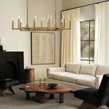 Thadeus Linear Chandelier 54” - thebelacan