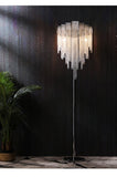 Alisa Luxury Hardware Aluminum Chain Tassel Floor Lamp - thebelacan