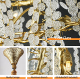 Modern Coin Type Modern Crystal Tree Branch Staircase Chandelier 95" - thebelacan