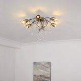 Gothic Viticci Flushmount 23.5" -Silver - thebelacan