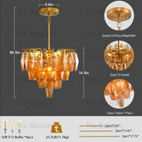 Modern Chara Round Chandelier 20" - thebelacan