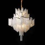 Alisa Luxury Flower Chain Tassel Chandelier - thebelacan