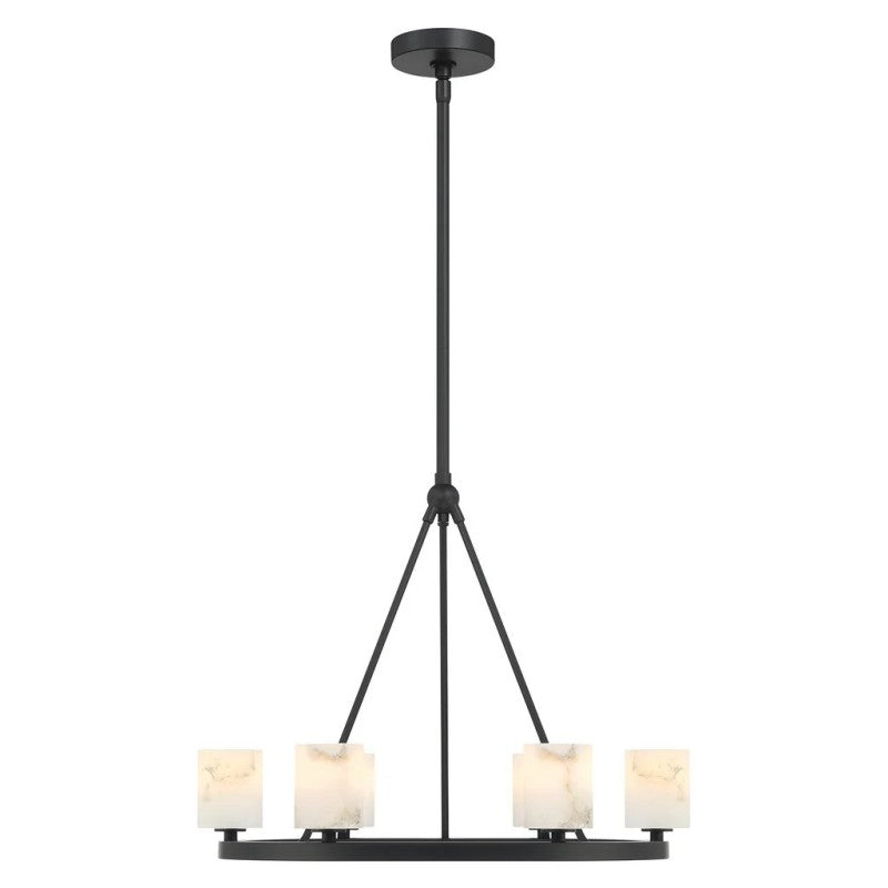 Aragon 6 Light Chandelier Alabaster - thebelacan