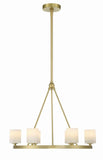 Aragon 6 Light Chandelier Alabaster - thebelacan