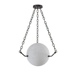 Alabaster Sphere Suspension Pendant - thebelacan