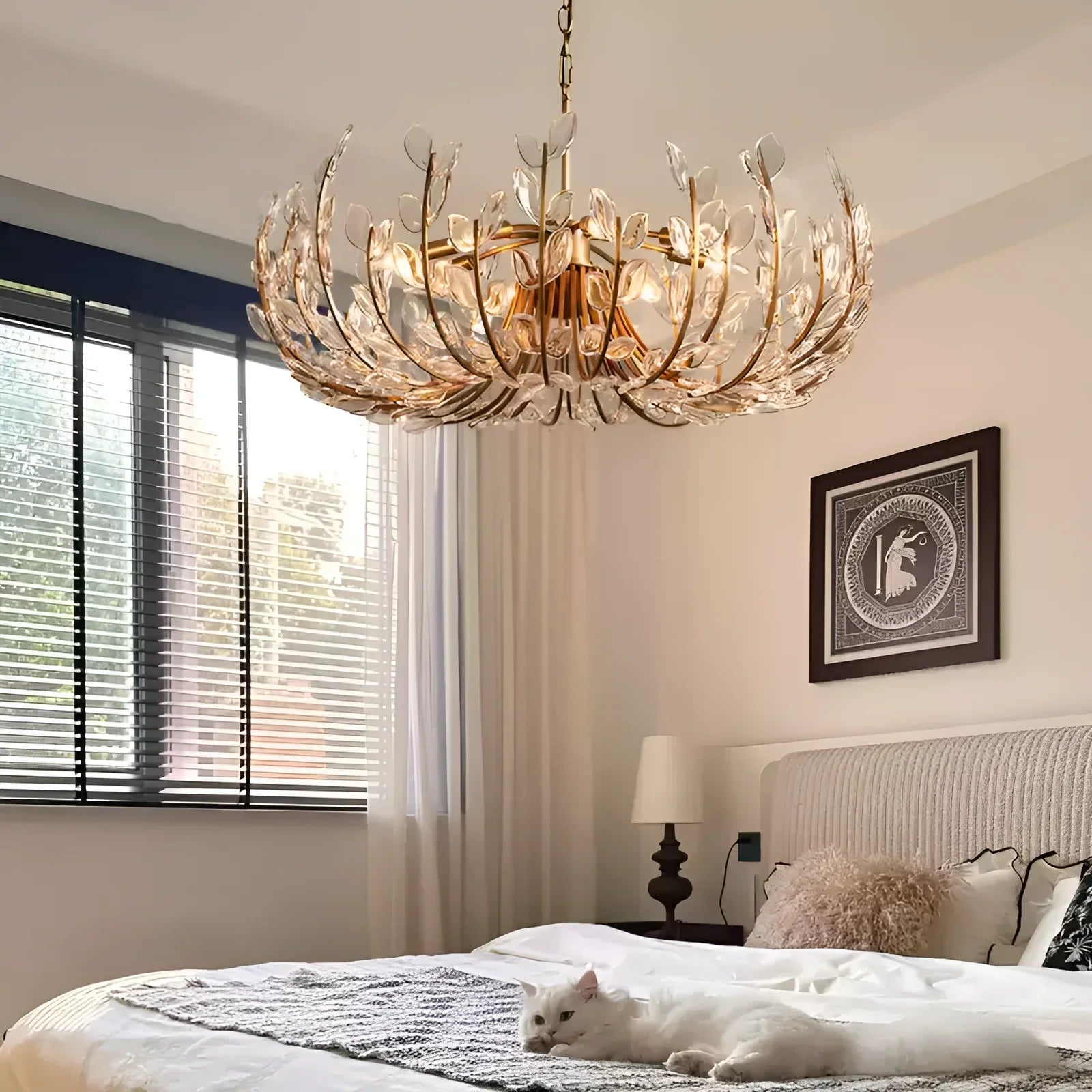 Adela 6 Light Chandelier 26" - thebelacan