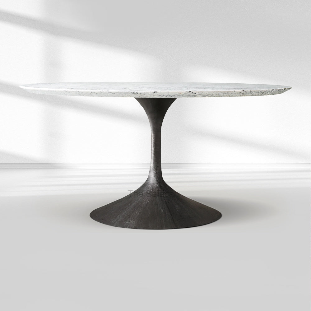 Aero Stone Round Dining Table - thebelacan
