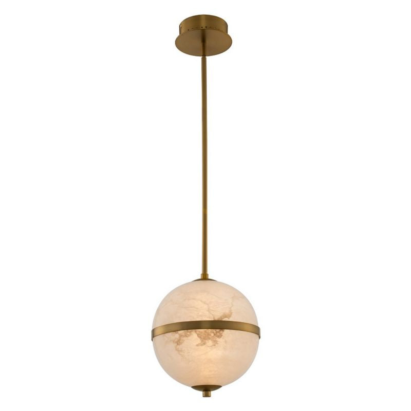 Alabaster Canterbury LED Mini Pendant - thebelacan