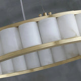 Alabaster Circle Round Pendant - thebelacan