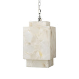 Alabaster Cube Pendant Light - thebelacan