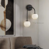 Alabaster Fade Wall Sconce - thebelacan