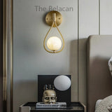 Alabaster Mole Wall Sconce - thebelacan