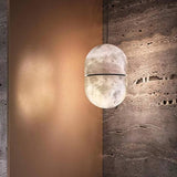 Alabaster Oval Pendant - thebelacan
