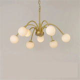 Alabaster Radial Chandelier