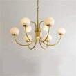 Alabaster Radial Chandelier