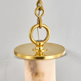 Alabaster Tube Glass Globe Pendant - thebelacan